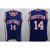 Niestandardowe 009 Młodzieżowe kobiety # 14 Oscar Robertson Cincinnati Royals Blue Basketball Jersey Rozmiar S-5XL lub niestandardowa Jersey Number