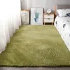 Thick Solid Color Carpet Simple Non-slip Living Room Rugs Furry Mat Bedside Rug Plush Large Area Rug Home Decor tapetes de sala 239R