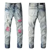 2022 Jeans pour hommes Designer d'hiver Nouvelle arrivée Jean Style européen High Street Pollution Pantalon Mode Pantalon classique Top Quality322r