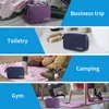 Vattentät Hangande Dopp Kit Shaving Arrangör Toalettsaker Bag Compact Portable Gym Dusch Badrum Förvaringsväskor
