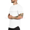 Бренд тренажерный зал Одежда фитнес футболка мужская мода расширить хип-хоп лето с коротким рукавом футболка хлопок бодибилдинг мышц парней футболка 210409