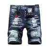 20ss Ripped Jeans Shorts Designer Vêtements Distressed Slim Fit Moto Biker Denim Pour Hommes s Mans Pantalons pour hommes