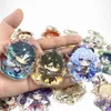 Game Genshin Impact Bennett Hu Tao Razor Sayu Kaedehara Kazuha Cosplay Key Chains Two-sided Keychain Acrylic Pendant Keyring