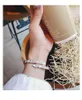 Bracelets for Women Shell Inlaid with Zircon Snake Bone Lattice Stainless Steel Open Rose Gold Bangles Femme Trend Fashion Q0717