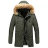 Varsanol Long Parkas Jacket Men Cotton Winter Fashion Mens Parka Coat Thick Casual Outdoor Warm Outerwear Oversize Clothes 210601