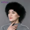 모피 여성 겨울 모피 머리띠를 즐기십시오 진짜 여우 모피 니트 여성 머리웨어 따뜻한 패션 귀 보호기 탄성 뉴 러시아 헤드 랩 X0722