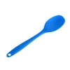 5Color 210mm Universal Flexible Heat Resistant Silicone Spoon Scraper Spatula Ice Cream Cake for Shovel Kitchen Tool Utensil