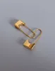 Hoop Huggie 2021 Fashion Trendy Golden Lock Orecchini pendenti Gioielli da donna in acciaio inossidabile anallergico di alta qualità