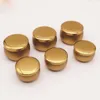 Scented Candle Jars Gold Silver Empty Round Tinplate Can DIY Handmade Tea Food Candy Table Accessories Storage Box With Lid