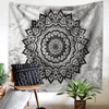 Tapestries påfågel mandala tapestry vägg dekor hängande kasta hippie bohemian india rum persika hud 9size 330x220cm