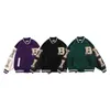 Fashion Hip Hop Men's Jacket Furry Bone Cotton Fleece Bomber Streetwear Unisex Baseball Coats Outwear