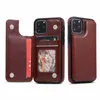 Crazy Horse Flip Phone Cases Dual Layer Leather Cover With Card Slot For iPhone 13 Pro Max 12 Mini 11 XR Samsung S20 S21 Ultra Note 20 A52 A51 A71 A72 5G A20S A82 Huawei