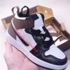 Jumpmans 1 Mid Kids Basketball Shoes 1s UV Color Toddler Trainers Reverse Laney Black Hyper Royal Banned Pine Green Boys Girls Sneakers Size 22-37