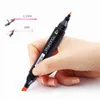 60/80/168 Farben Marker Stift Set Kinder Student Alkohol Kunst zum Zeichnen Manga Touch Fünf Marker Schulbedarf 210904