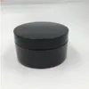 30PCS 200ml Drown Plastic Empty Huarache Bottles jar with Black White Screw lid Cream Cosmetic Containers good qty