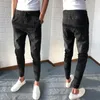 Jeans pour hommes automne et hiver 2022 mode mince petit pantalon de pied shopping harlan groupé denim tout-match