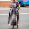 Etnik Giyim Vintage Kadınlar Için Afrika Elbiseler Robe Vetement Femme 2021 Güz Dashiki Uzun Maxi Elbise Elbise Afrika Moda Bayan