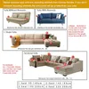 Sträcka soffa Slipcover Elastiska Sofa Skydd för vardagsrum Funda Soffa Stol Sectional Couch Cover Heminredning 1/2/3 / 4-sits 211102