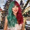 red and green wig