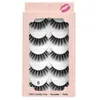 2021 5 Pairs Multipack Faux 3D Mink False Eyelashes Handmade Wispy Fluffy Long Natural Makeup Tools Eye