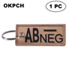 Key Fobs Chains Jewelry Red Embroidery Remove Before Flight Keyring Gift for Friends PK0078
