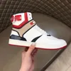 Ny anländer lyxig designer män skor äkta läder högkvalitativa mode mens sneakers storlek 38-45 modell jdmjh00002