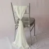 50st Chiffon -stol Sash Chiavari Chair Decoration Sashes for Wedding Birthday Party