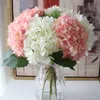 47 cm Hydrangea artificial cabeça cabeça de seda único toque real 8 cores para casamento Centerpieces Decorações de Casa Festa decorativa flores