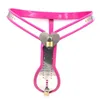 NXYCockrings Cintura di castità maschile in acciaio inossidabile Pantaloni con perline anali Plug Gabbie per cazzi Dispositivi Blocco del pene Cbt Giocattoli sessuali per uomini Coppia 1124