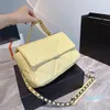 Desingers Vintage Pochette High Luxurys Mini Series Classic Quality Messenger Multi Flap Bag Muti Colors Shiny Crossbody Lambskin