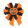 Flickor Hårtillbehör Hairclips Baby Bb Clip Kids Barrettes Ribbon Children Pumpa Ghost Halloween Party