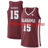 Alabama Crimson Tide koszulki Jahvon Quinerly Jersey Tyler Barnes James Bolden Adam Cottrell College koszulki koszykarskie męskie szyte na zamówienie
