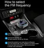 Bluetooth FM-sändarkit för trådlös FM-radioadapter med dubbla USB-laddningsportar Handsfree-samtal U Disk / TF-kort Support MP3 Music Player