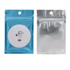 Clear Front Resealable Plastic Storage Bag Retail Self seal Poly Pouch with Hang Hole Mylar Foil Jewelry Packages LX3694