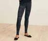 Kvinnor Högsträcka Leggings Geometriska Stripe Ladies Fashion Legging Slim Byxor 211215