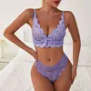 Lingerie sexy in pizzo a due pezzi