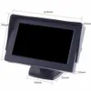 Automonitor 4.3 Inch scherm met achteraanzicht Reverse parkeercamera TFT LCD-scherm HD Digital Color 4.3 "PAL / NTSC