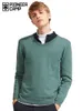 Pioneer Camp new solid pullovers men brand clothing casual V-neck autumn spring sweater male top quality kinitted sweater 566302 Y0907