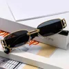 est Hip Hop Designer lunettes de soleil pour hommes et femmes Rap mode carré or métal cadre luxe femme Hiphop lunettes