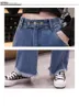 Hoge taille rechte jeans plus size vrouwen lente blauw casual losse brede been broek meisjes baggy broek 210428