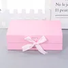 Bowknot Gift Packing Boxes Flip Folding Boxed Birthday Companion Gifts Box 27 * 19 * 8cm Convient aux vêtements, cosmétiques et produits de soins de la peau XD24824