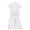 IEFB Sommertrend Personalisiertes geprägtes Gitter Einfarbig Lässiges Kurzarm-T-Shirt Shorts Zweiteiliges Set 9Y7384 210524