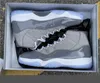 Schoenen 11 Cool Grey heren Basketbal Echte koolstofvezel 11s Medium Wit-Cool Mannen Sport Sneakers Airs Running Trainers CT8012-005