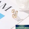 Pendientes de clip de la oreja coreana Pendientes de cristal de la estrella de la estrella para las mujeres sin agujero Joyas Fake Pendiente de un solo oreja Earings Kolczyki Precio de fábrica Experto de calidad de diseño