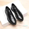 British Mens White Brogue Shoes For Party Platform Carved Lace Up PU Leather Office Career Business Leisure Zapatos Black Size 38-44