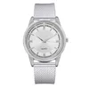 Простые мужские часы 26 -мм ультра -тонкие наручные часы бизнес -браслеты из нержавеющей стали Кварцевые наручные часы Menwatch Montre de Luxe