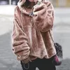 Women's Hoodies & Sweatshirts Women Thick Warm Teddy Bear Fluffy Fleece Coat Jacket Pullover Outwear