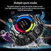 2021 Ny Smart Watch Men Full Touch Screen Sports Fitness Watch IP67 Waterproof Bluetooth för Android iOS Smartwatch Mens8797818