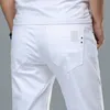 Мужские джинсы Stretch Regular Fit Бизнес Повседневная Классический стиль Модные джинсовые брюки Мужские черные белые красные брюки Размер 28-40