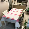 valentines table cloth